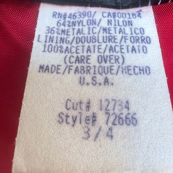 VTG 90s Y2K Roberta Red Sequins Mini Dress Sz 3/4 Sweetheart Neck Bodycon Glam - Picture 10 of 10